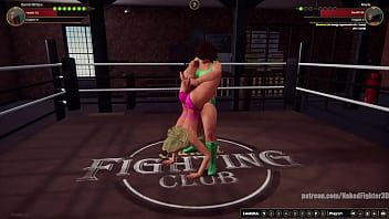 Bambi vs maria nf3d female kinky combat ring