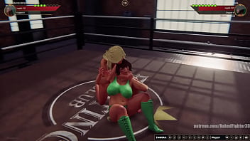 Bambi vs maria nf3d female kinky combat ring
