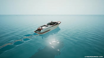 Cyberomance test our water system and driveable boat