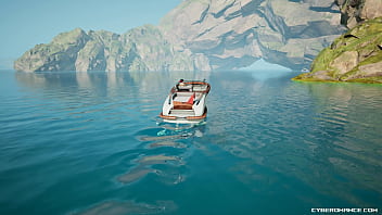 Cyberomance test our water system and driveable boat Cyberomance test our water system and driveable boat