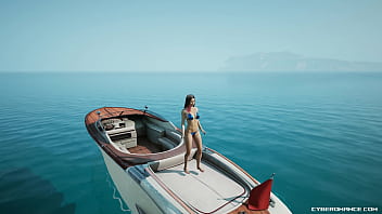 Cyberomance test our water system and driveable boat