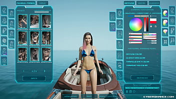 Cyberomance test our water system and driveable boat