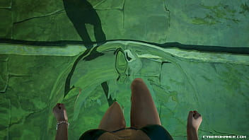 Cyberomance test our water system and driveable boat