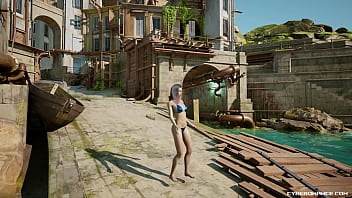 Cyberomance test our water system and driveable boat