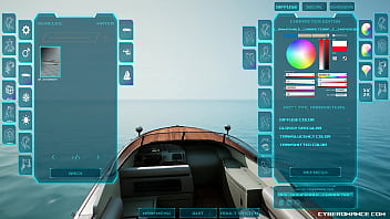 Cyberomance test our water system and driveable boat