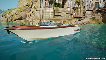 Cyberomance test our water system and driveable boat