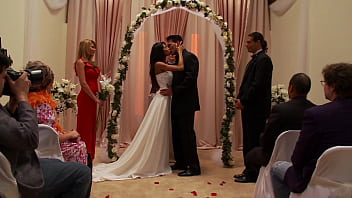 Kayla carrera fucks the cum out of her man on their wedding night