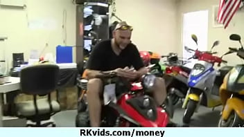 Sexy girl loves sex and money 13