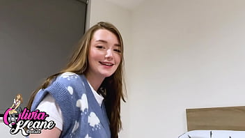 Brit teen gives an oily handjob