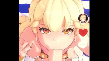 Alice sucks a dick while looking at the camera