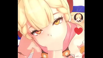 Alice sucks a dick while looking at the camera