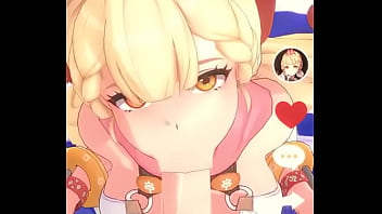 Alice sucks a dick while looking at the camera