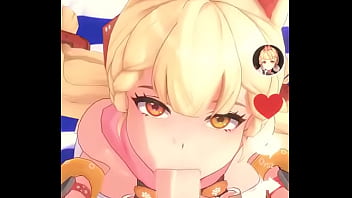 Alice sucks a dick while looking at the camera