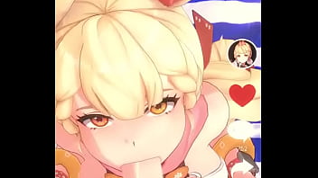 Alice sucks a dick while looking at the camera