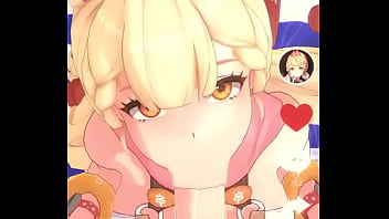 Alice sucks a dick while looking at the camera