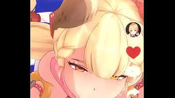 Alice sucks a dick while looking at the camera