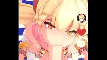 Alice sucks a dick while looking at the camera