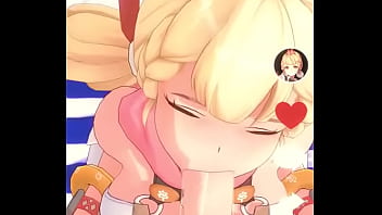 Alice sucks a dick while looking at the camera