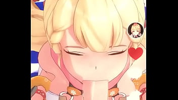 Alice sucks a dick while looking at the camera