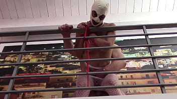 Laura on heels sexy milf 2023 bound on sexy clothes in a bdsm sucking and fucking action