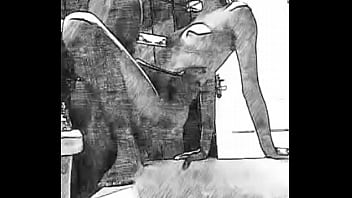 Passionate intimacy during bath