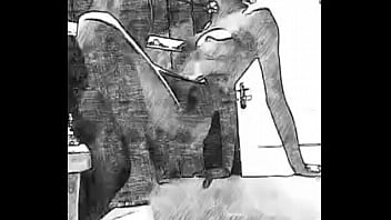 Passionate intimacy during bath