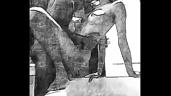 Passionate intimacy during bath