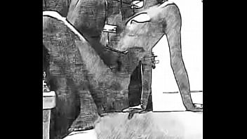 Passionate intimacy during bath