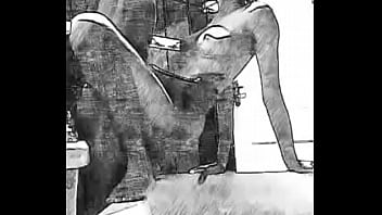 Passionate intimacy during bath