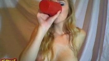 Blonde teen with big tits 15