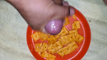 Cheese It Snacks Covered In My Cock Cream thumbnail