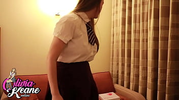 Naughty college student masturbating