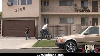 Ebony entertains a group of whites 26