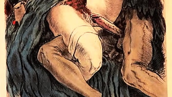 Retro erotic drawings