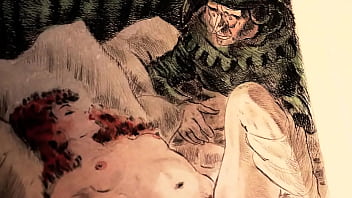 Retro erotic drawings