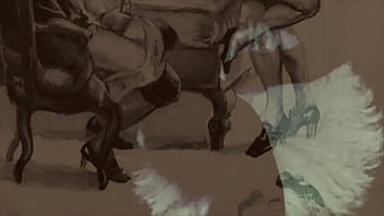 Retro erotic drawings