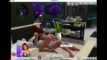 Pelirroja guapa y conocido vecino sims 4