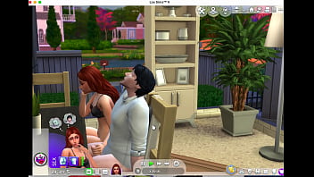 Pelirroja guapa y conocido vecino sims 4