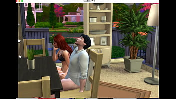 Pelirroja guapa y conocido vecino sims 4