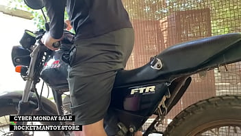 Automatic robot blowjob machine allows man in lockdown to have sex with old japanese bike