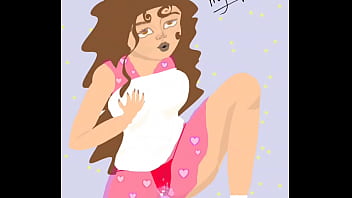 Undressing my drawn girl