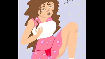 Undressing my drawn girl