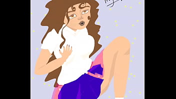 Undressing my drawn girl