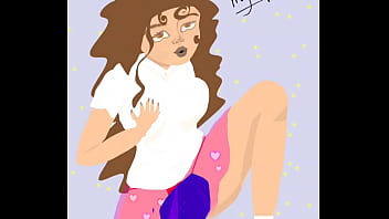 Undressing my drawn girl