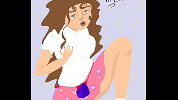 Undressing my drawn girl