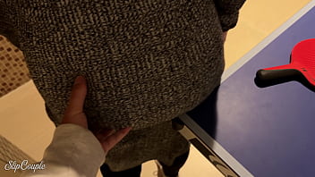 Cute girl prefers to play with the cock in the game room risky public Cute girl prefers to play with the cock in the game room risky public