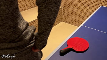 Cute girl prefers to play with the cock in the game room risky public