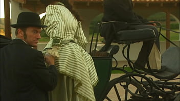 Olivia del rio bends over in her stiff corset to get fucked hard