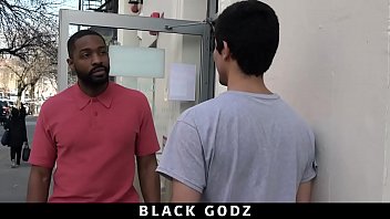 Black God Teaches An Innocent Boy To Deepthroat A Cock thumbnail