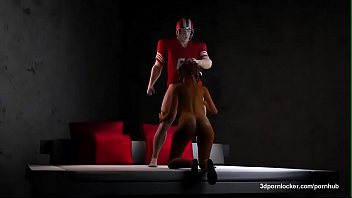 Big ass black tight pussy fucked by football player